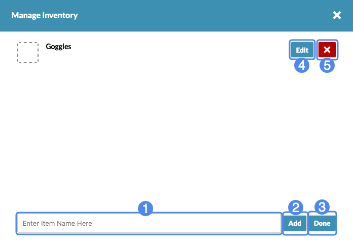 adventure item editor