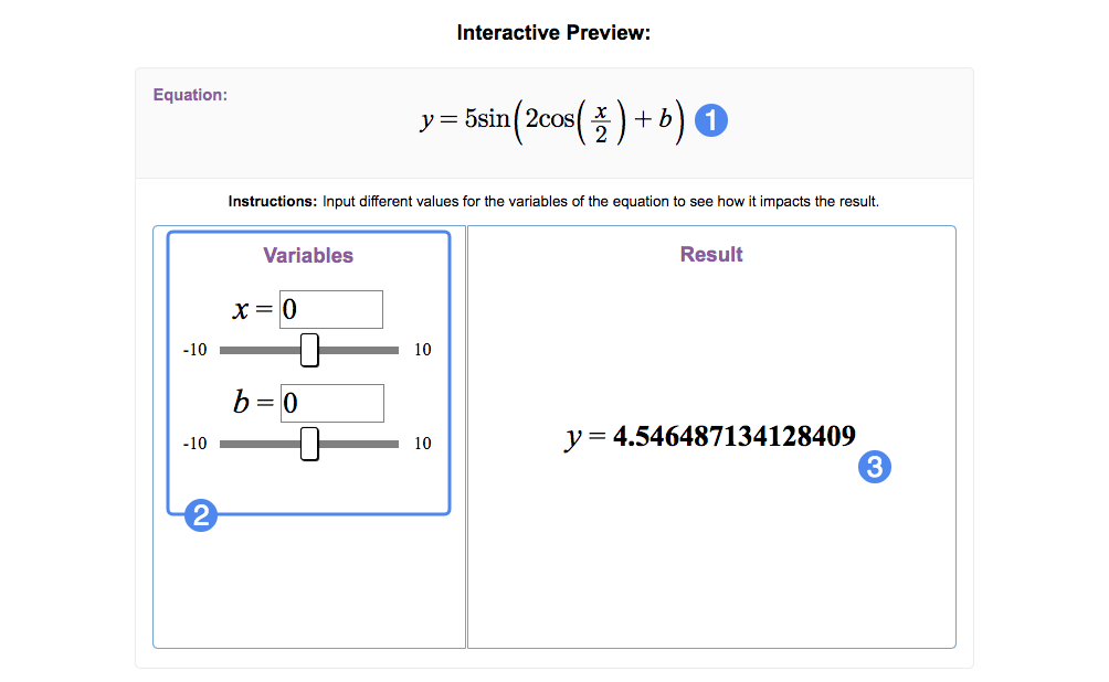 Equation Sandbox Preview